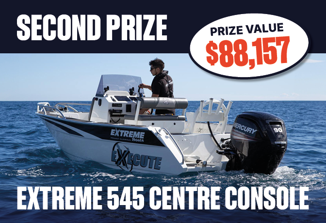 Coastguard's Summer Lottery 119, Prize 2, Extreme 545 Centre Console