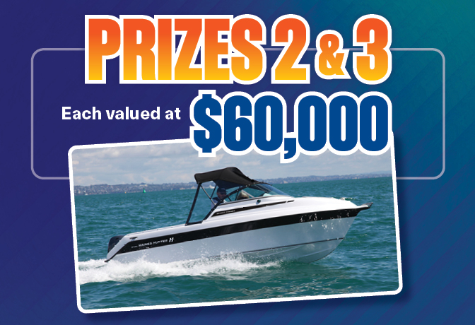 Coastguard's Summer Lottery 108 - Prizes 2 & 3, Haines Hunter SF485