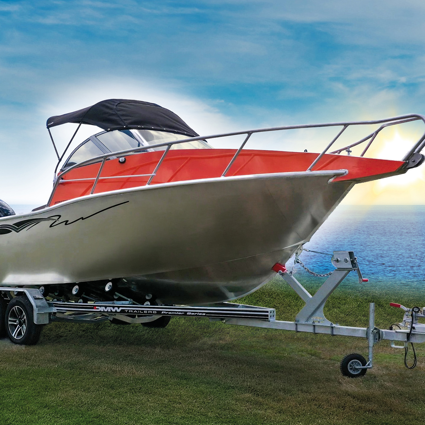 A Marco 600 Striker Elite fishing boat