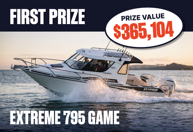 Coastguard's Summer Lottery 119 - First Prize Extreme 795 Game King